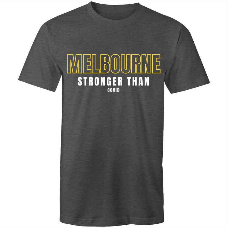 Men's T-shirt "Melbourne Stronger than COVID" - Slogan Tee