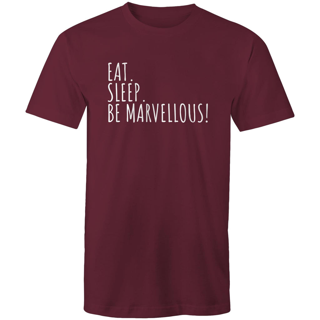 Eat. Sleep. Be Marvellous! T-shirt Men's Motivation Plus Sizes