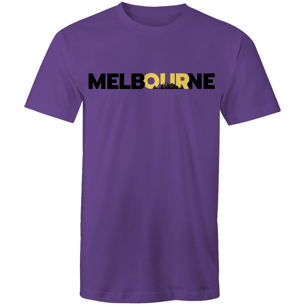 Melbourne City Skyline Men's T-Shirt Plus Sizes