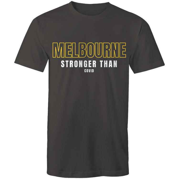 Men's T-shirt "Melbourne Stronger than COVID" - Slogan Tee