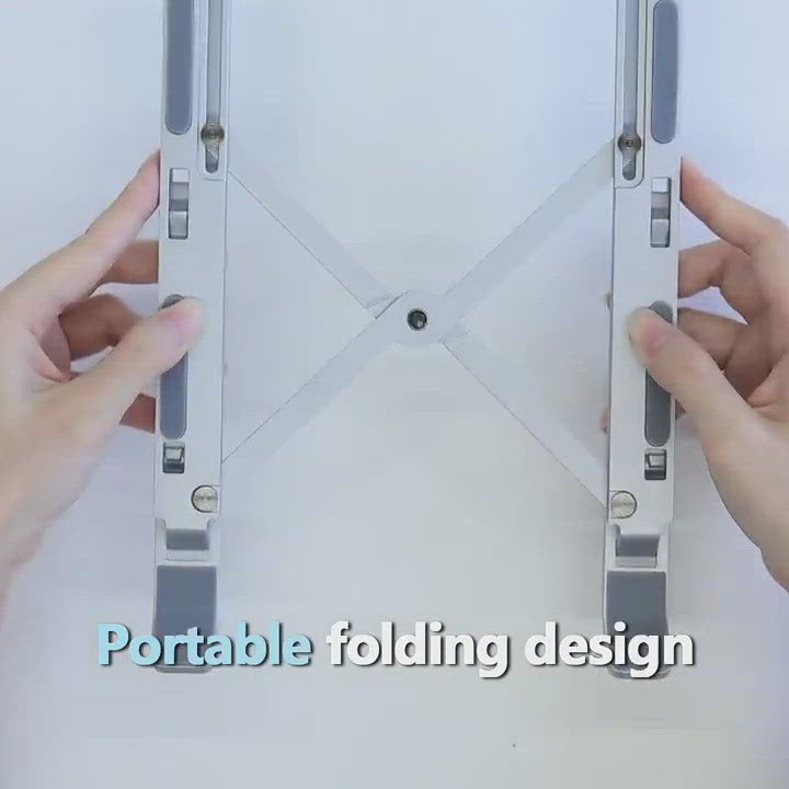 Portable Laptop Stand Ergonomic Notebook Holder Collapsible Adjustable