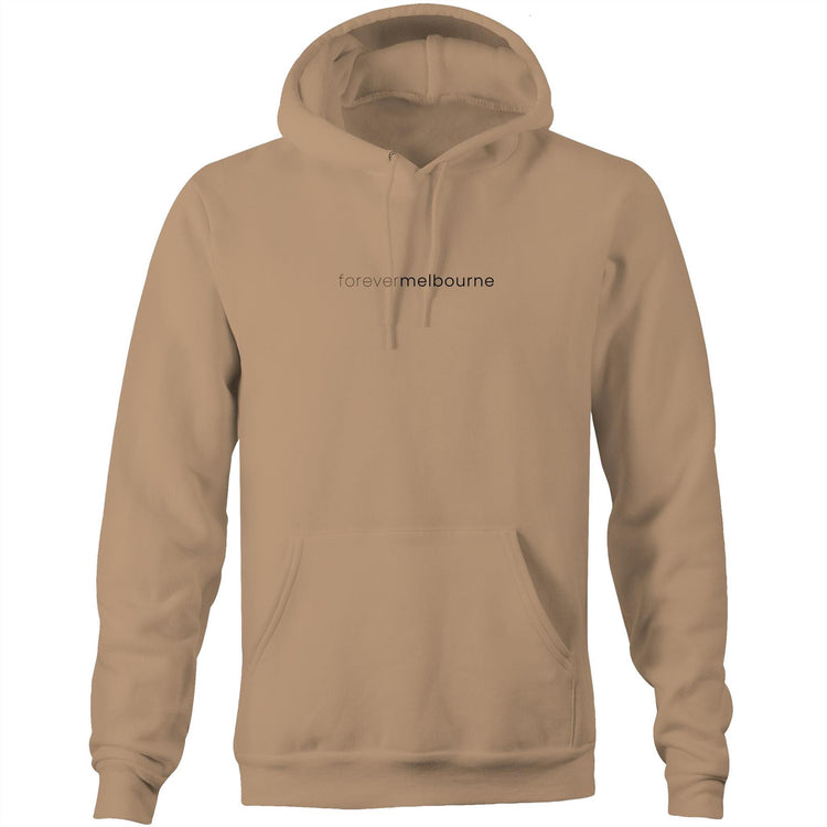 "Forever Melbourne" - Slogan Kangaroo-Pockets Hoodie Unisex