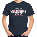 Funny Kids Superhero T-shirt "Melbourne Needs Me" Unisex Tee