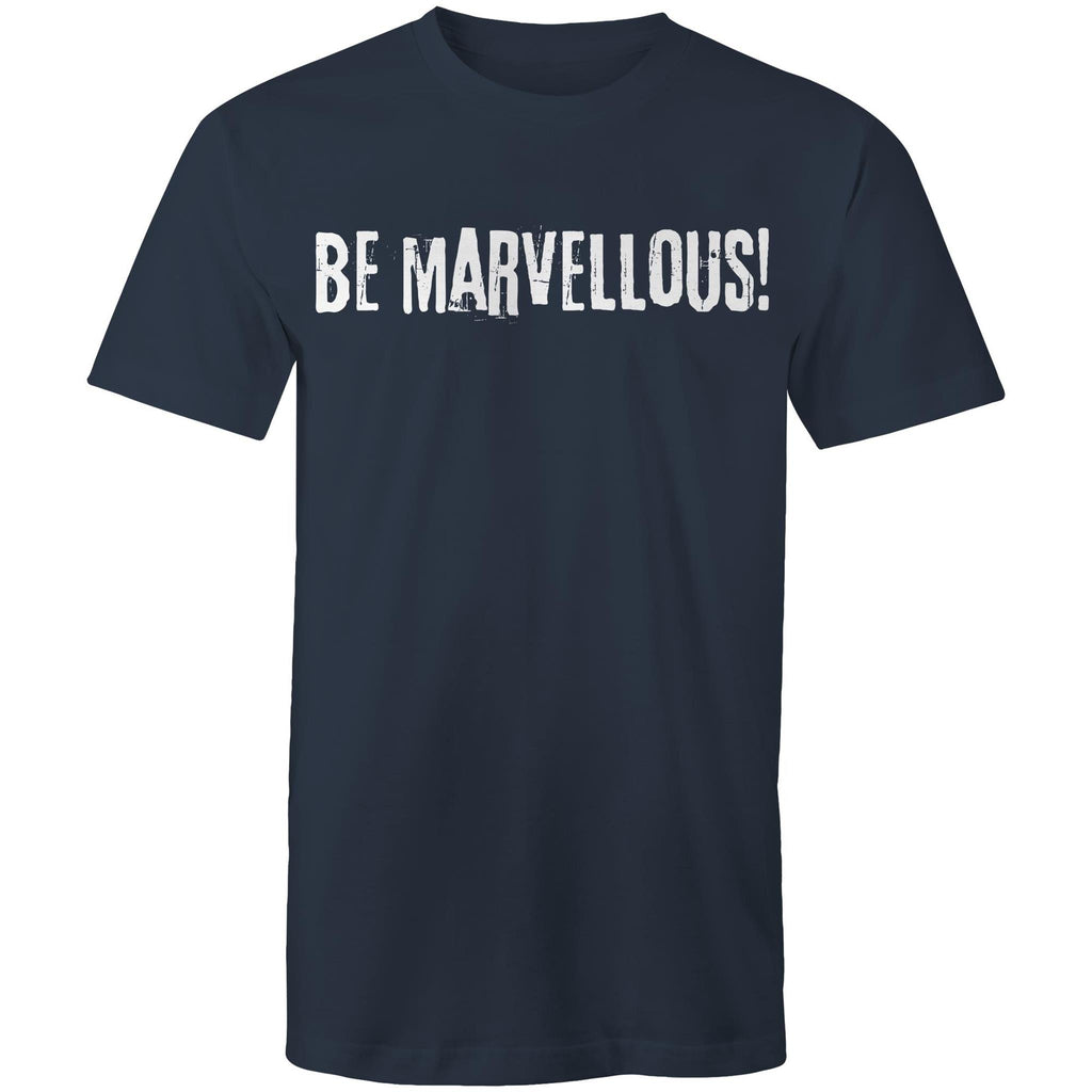Be Marvellous! - Grunge Grafitti Lettering T-shirt Motivation Plus Sizes
