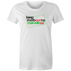 Melbourne City Famous Hoddle Grid CBD Brand Design Women's T-shirt