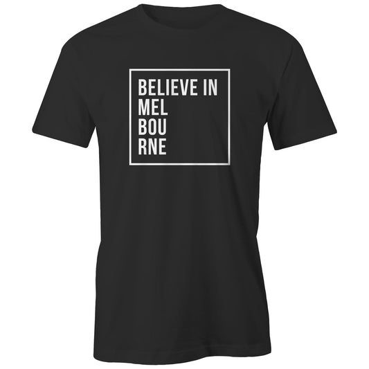 Motivation T-shirt "Believe in Melbourne" Unisex Tee-Keep Melbourne Marvellous Official Store