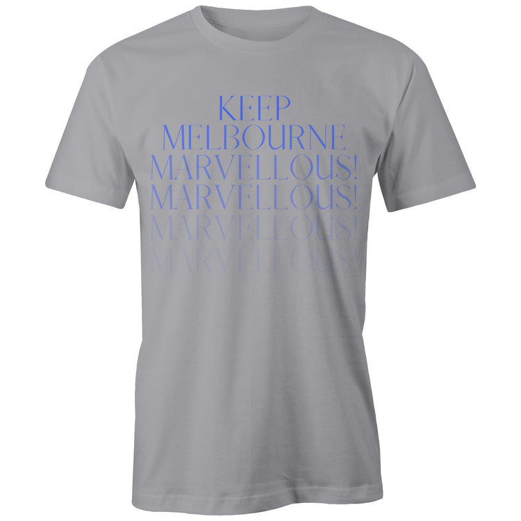 Stylish Men's T-shirt "Keep Melbourne Marvellous!" (to infinity) - Design Slogan Tee