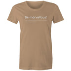 Be Marvellous T-shirt Dictionary Definition - Women's T-shirt Motivation