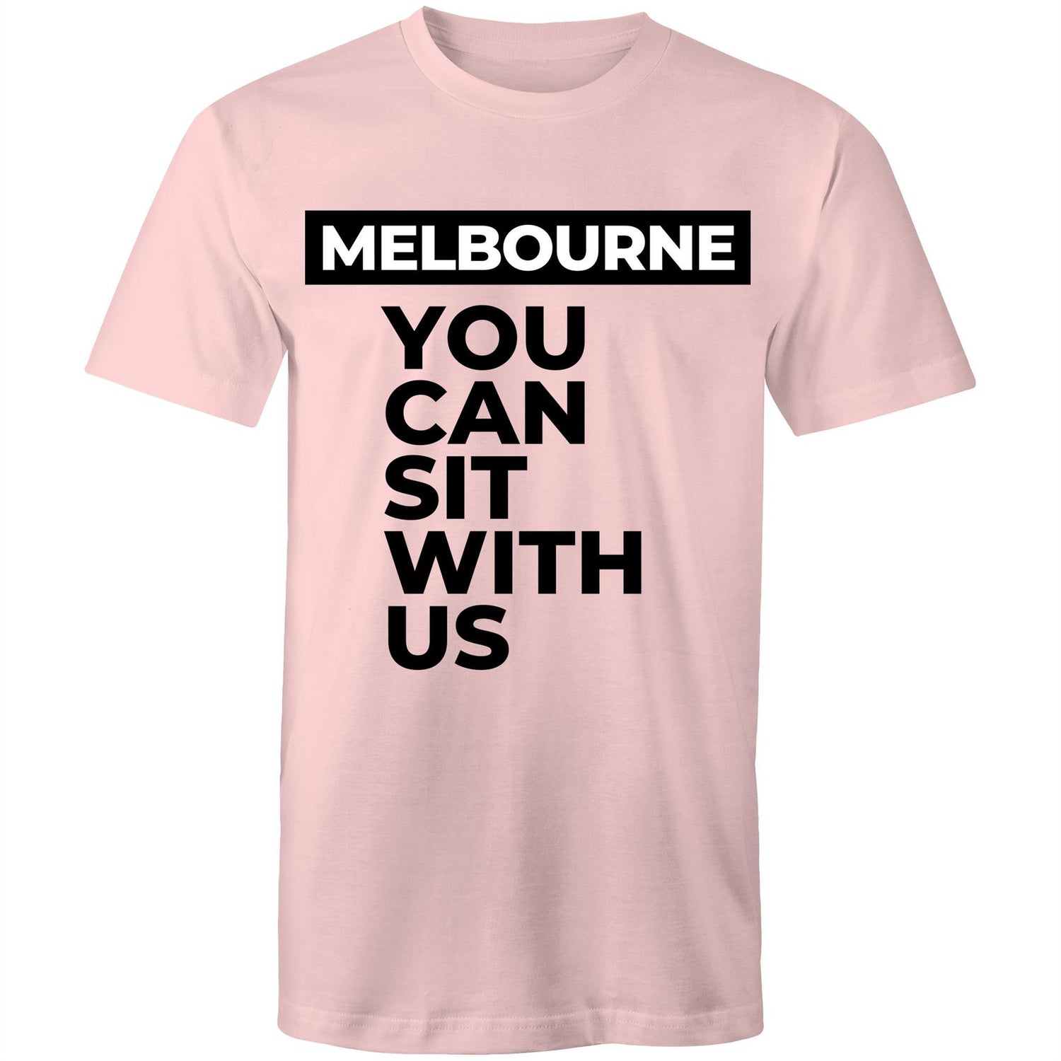 Men's T-shirt "Melbourne, You Can Sit With Us" - Slogan Friends Tee