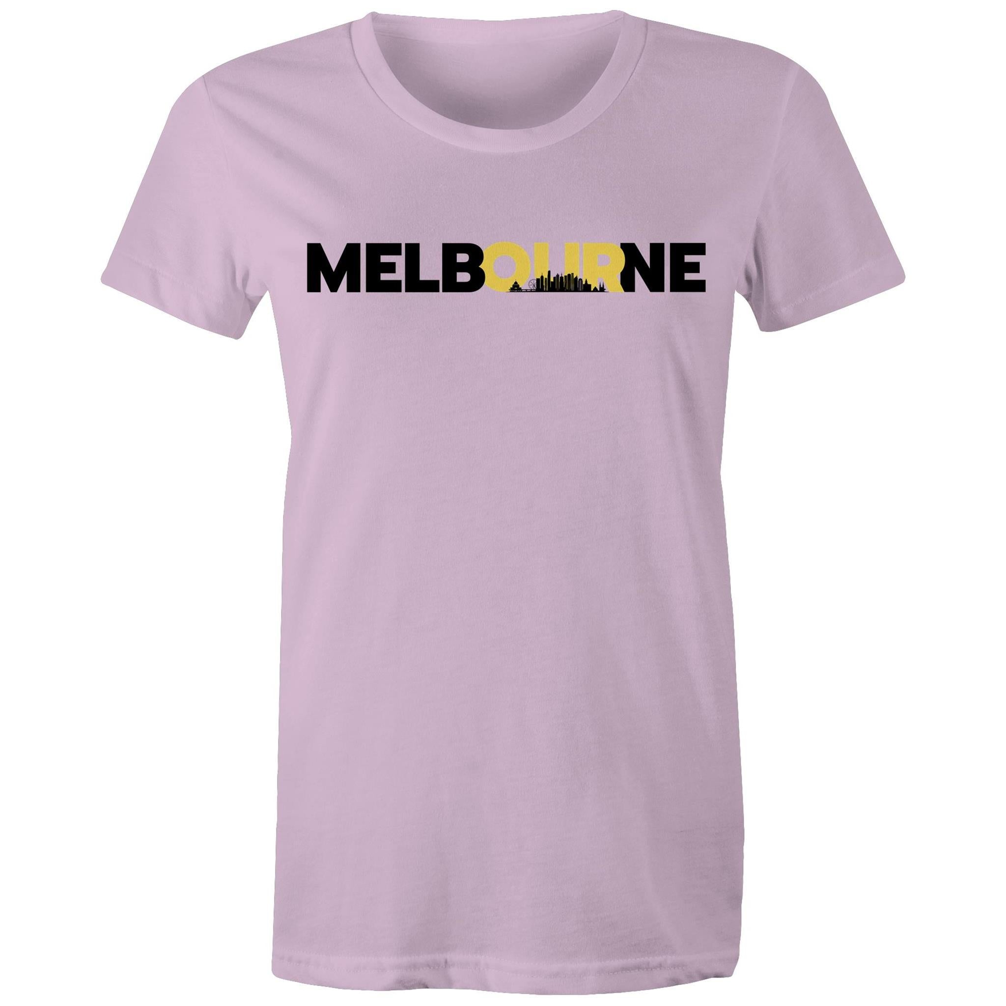 Melbourne City Skyline Skyscrapers Women's T-shirt