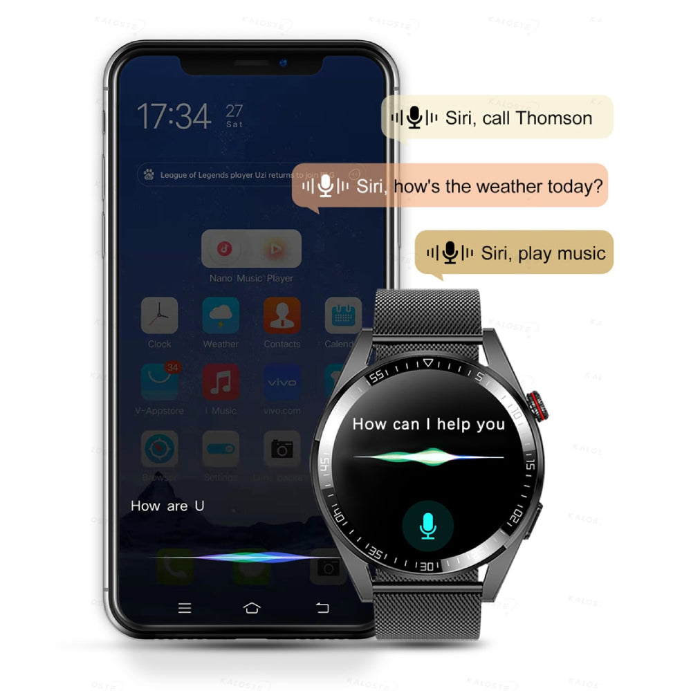 Smart Watch Music Player With Bluetooth Calling & Big Dial