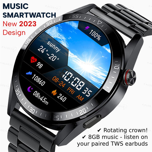 Smart Watch Music Player With Bluetooth Calling & Big Dial