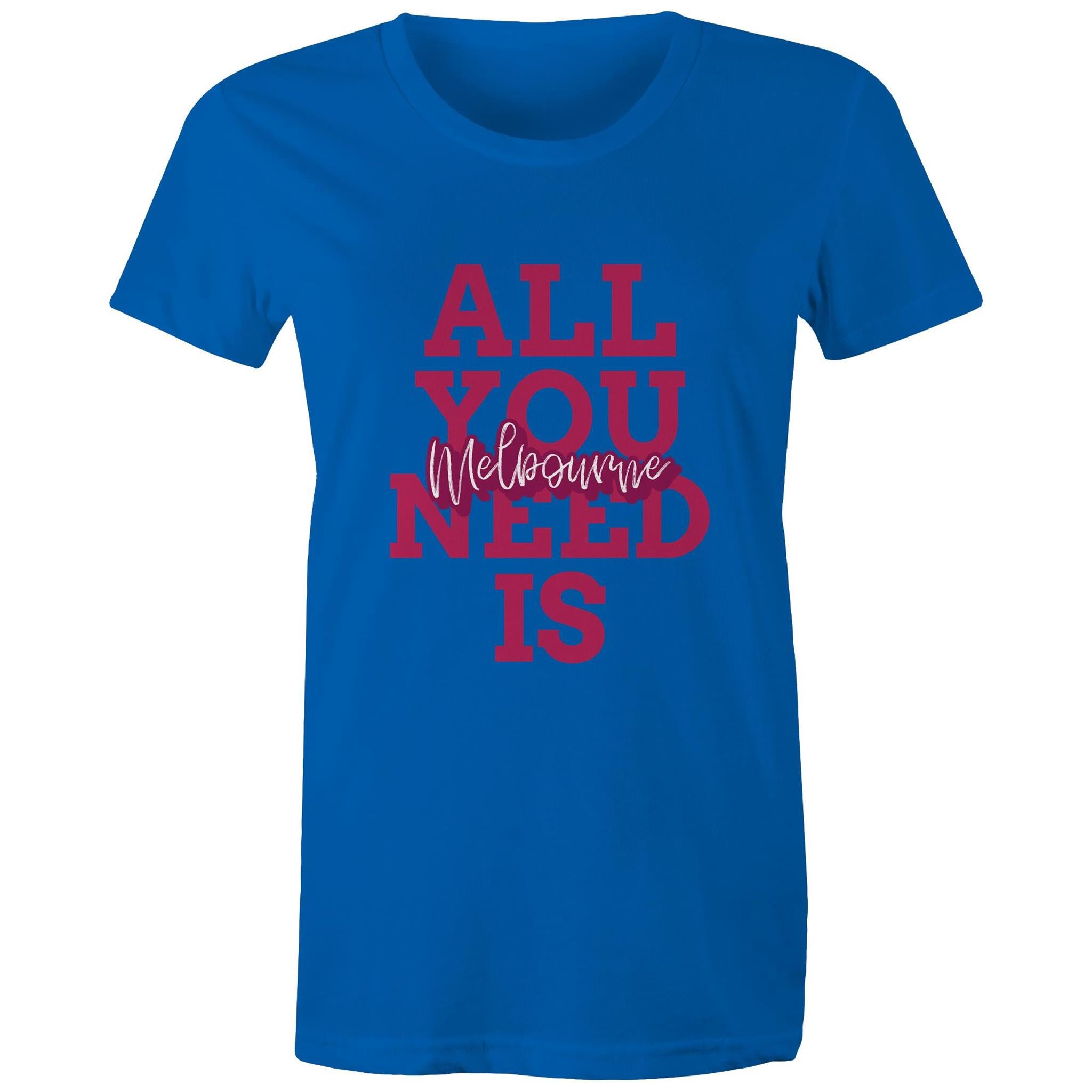 "All You Need Is Melbourne" - Women's Love T-Shirt