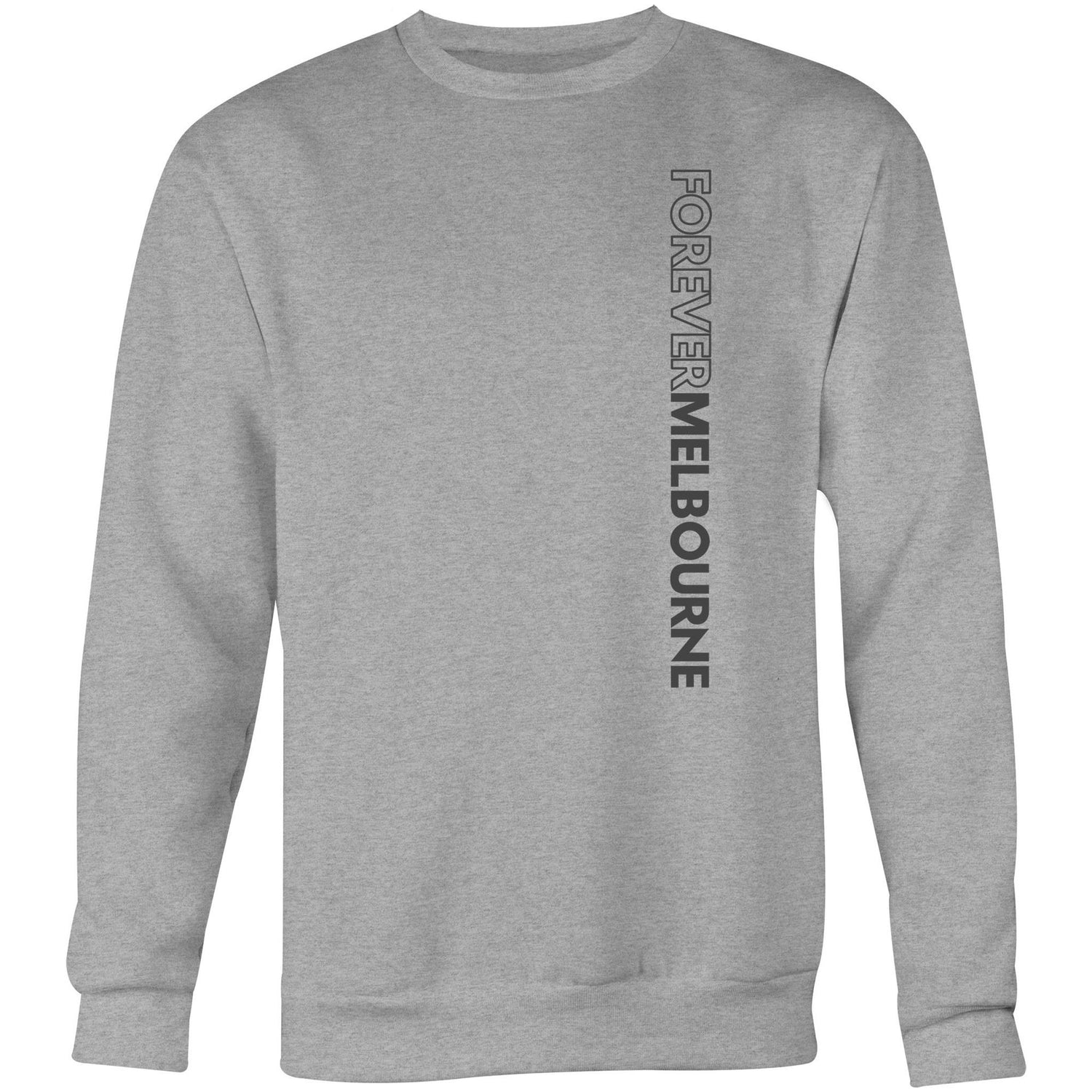 Forever Melbourne - Men's Sports Sweatshirt Vertical Slogan