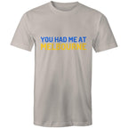 Men's Funny T-shirt "You Had Me At Melbourne" Famous Jerry Maguire Movie Quote Plus Sizes