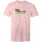 Men's T-shirt Keep Melbourne Marvellous - Hoddle Grid Design Plus Sizes