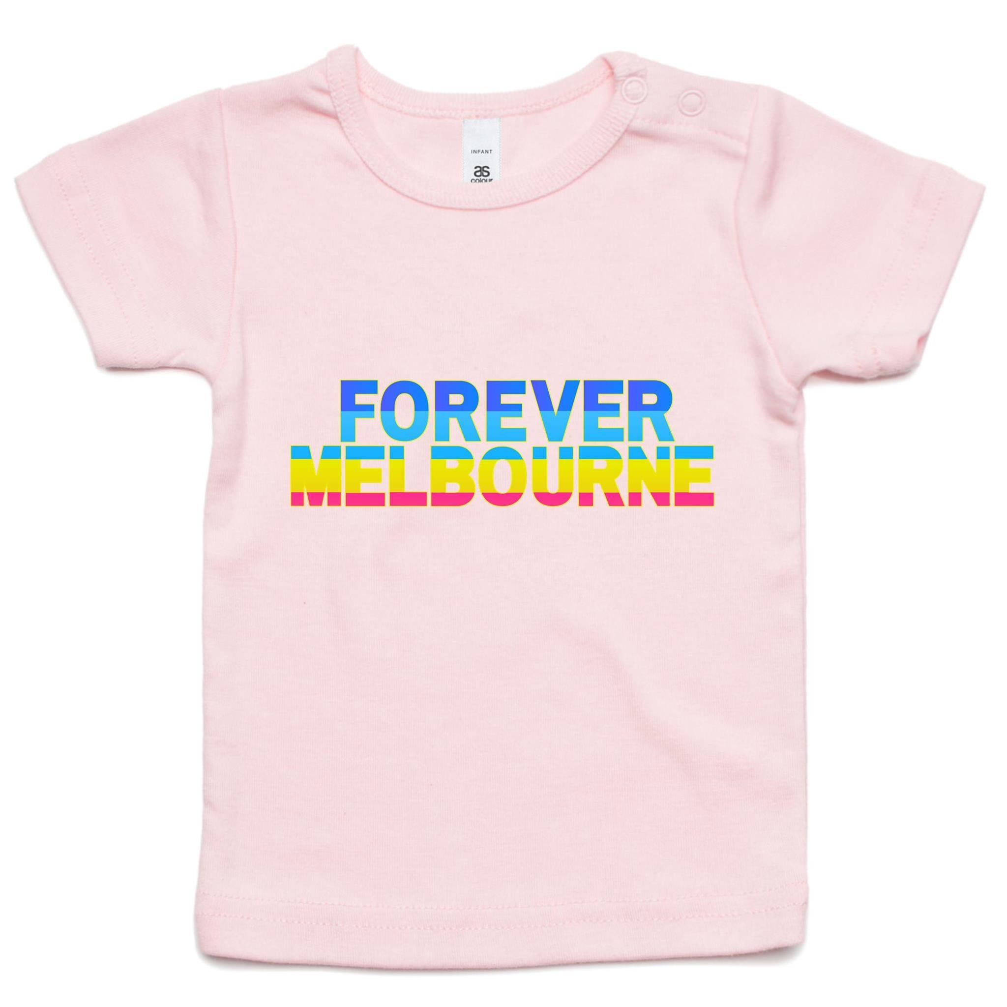 Forever Melbourne - Kids Infant T-shirt Fun Rainbow