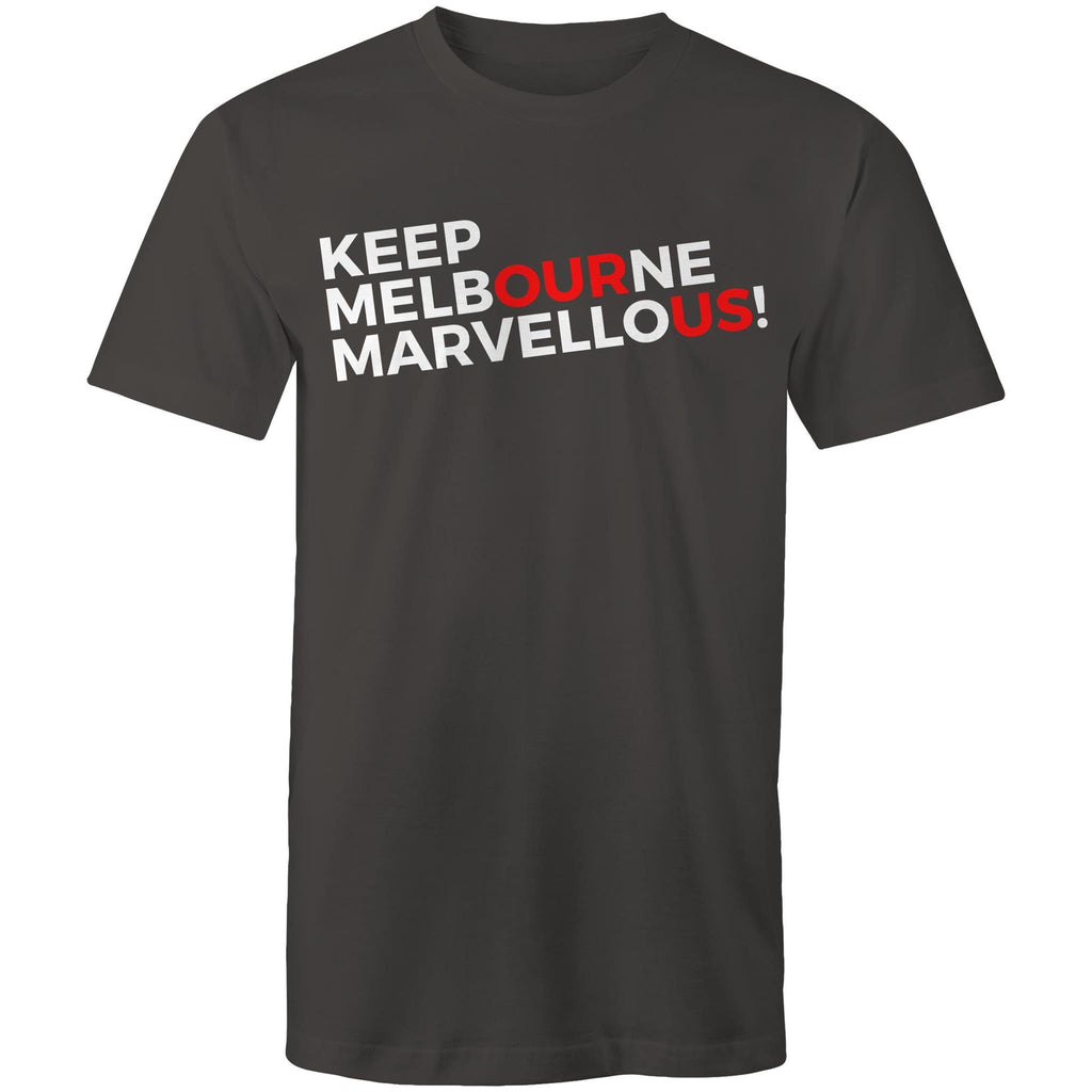Men's T-shirt "Keep Melbourne Marvellous!" - Slogan Plus Sizes