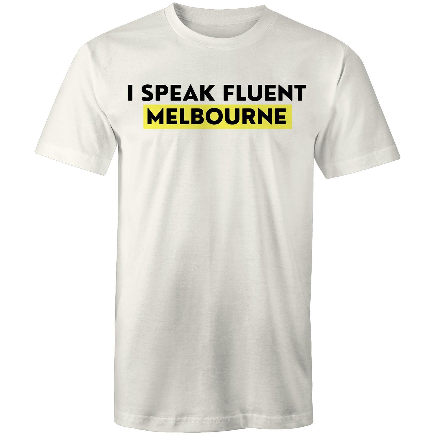 Funny T-shirt "I Speak Fluent Melbourne" - Slogan Men's Design Tee