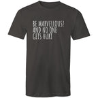Men's T-shirt "Be Marvellous No One Gets Hurt" - Positive Motivational Top