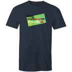 Men's T-shirt "Keep Melbourne Marvellous!" Hoddle Grid Garden State Green Design Plus Sizes Tee
