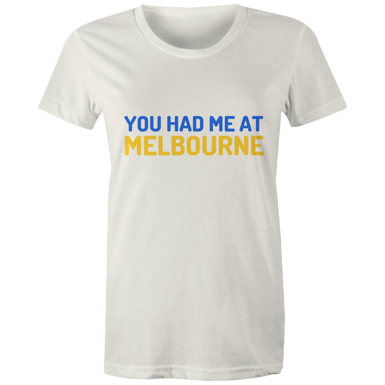 Funny "You Had Me At Melbourne" - Women's Ladies T-shirt Famous Movie Slogan