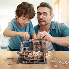 Kids Educational Brain Toy Night City 3D Puzzle Marble Maze Run DIY Assembly Ages 14+