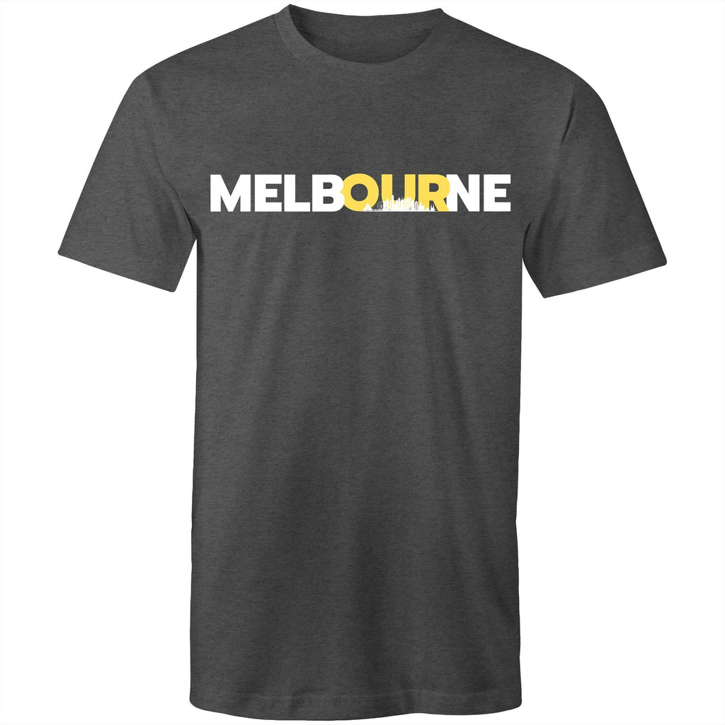 Melbourne City Skyline Men's T-Shirt Plus Sizes