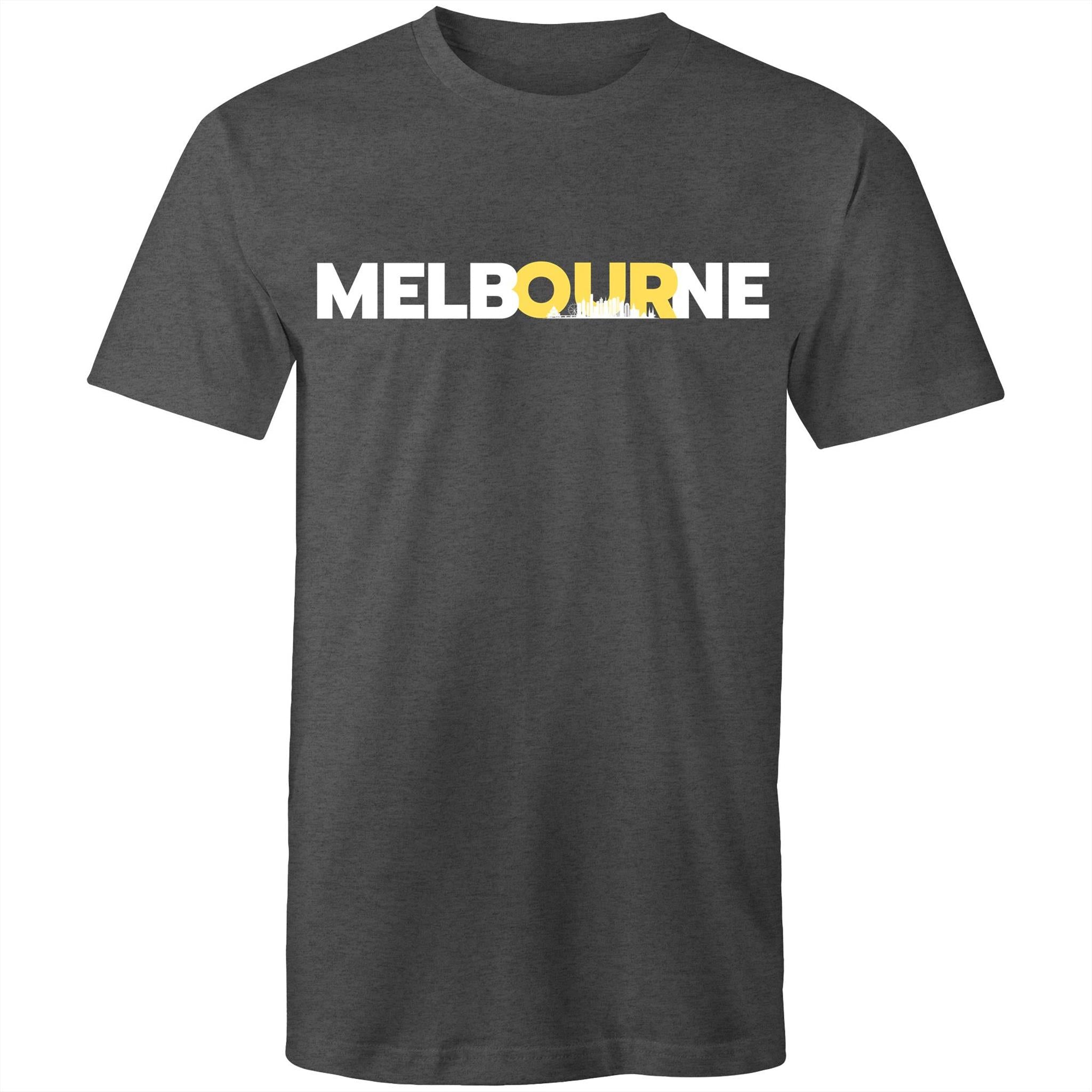 Melbourne City Skyline Men's T-Shirt Plus Sizes