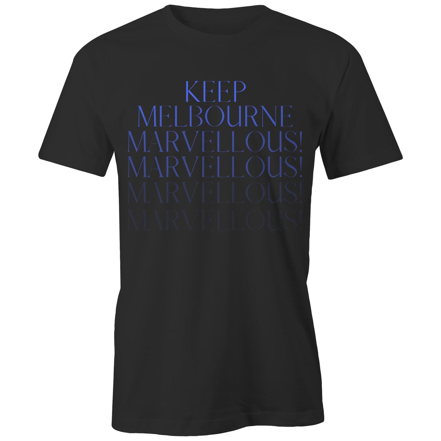 Stylish Men's T-shirt "Keep Melbourne Marvellous!" (to infinity) - Design Slogan Tee