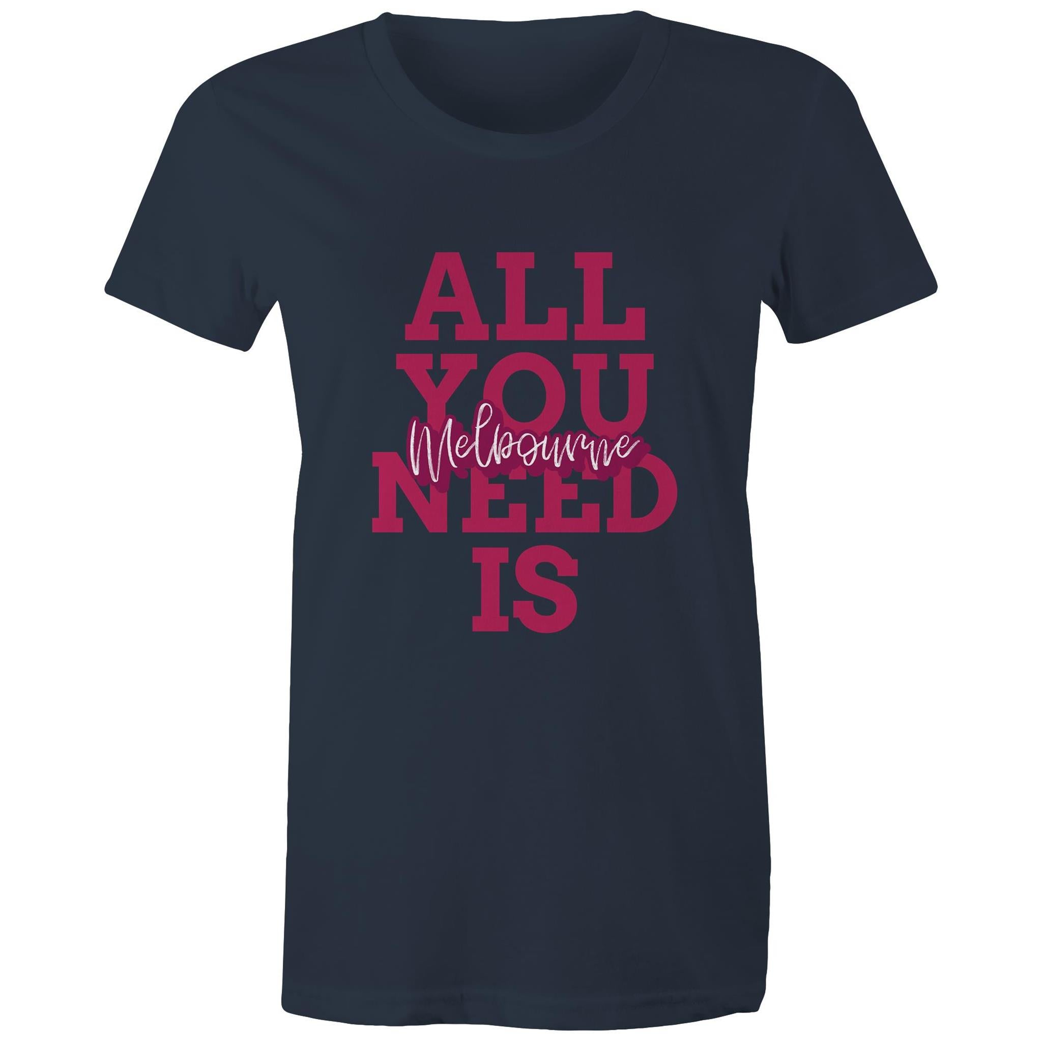 "All You Need Is Melbourne" - Women's Love T-Shirt