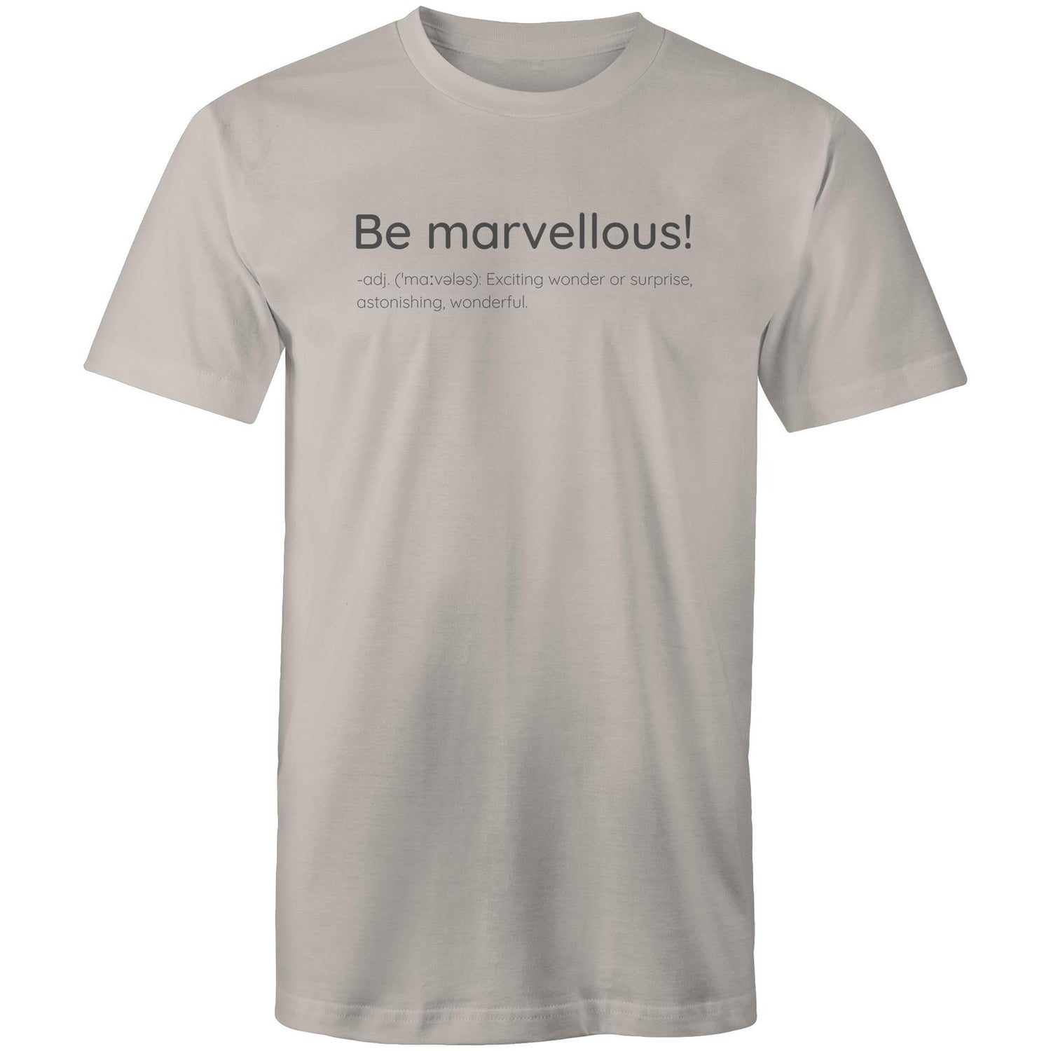 Be Marvellous! Dictionary Definition - Men's T-shirt Slogan