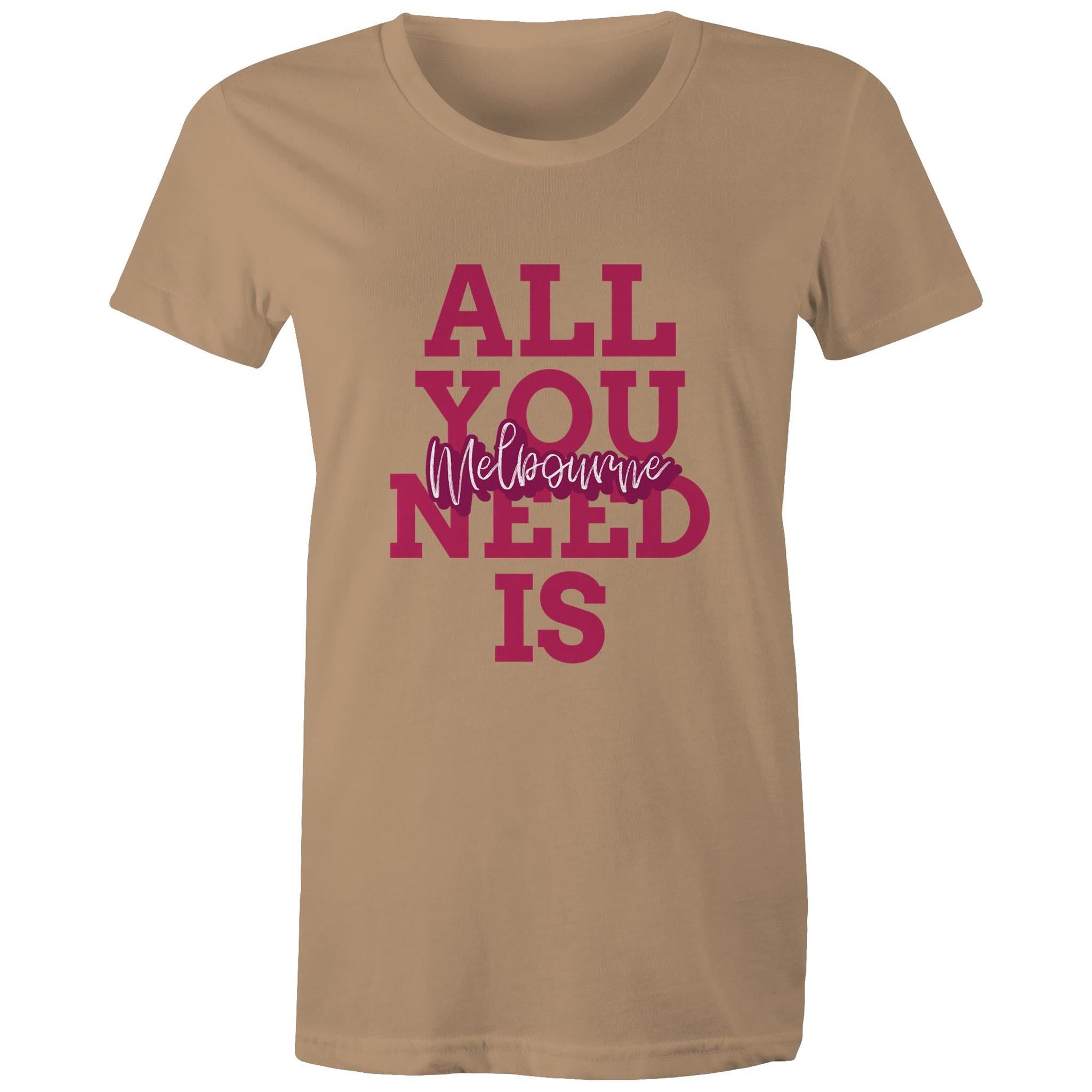"All You Need Is Melbourne" - Women's Love T-Shirt