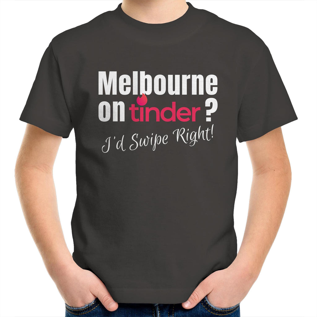 Funny Kids T-shirt Melbourne Tinder Dating App - Slogan Tee