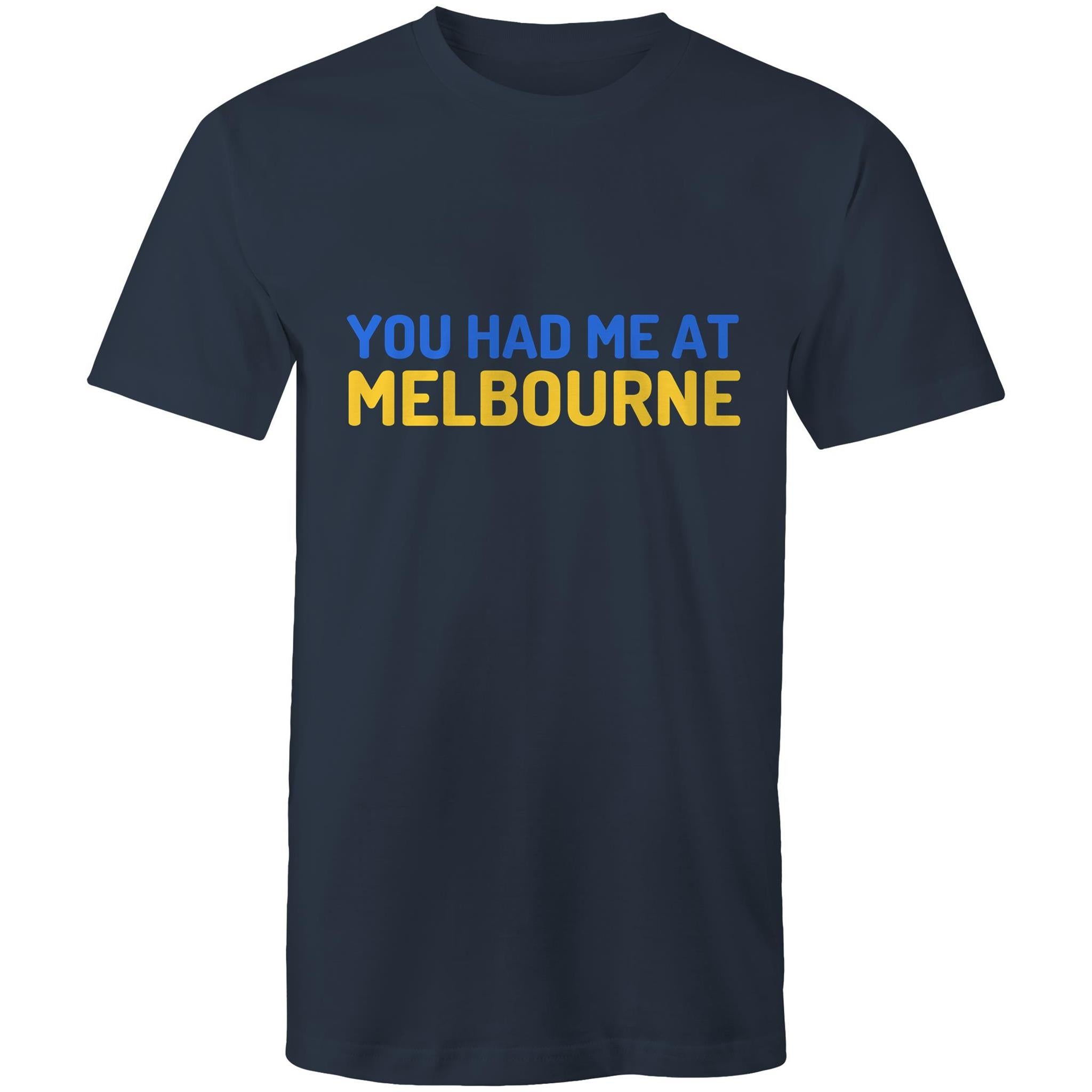 Men's Funny T-shirt "You Had Me At Melbourne" Famous Jerry Maguire Movie Quote Plus Sizes