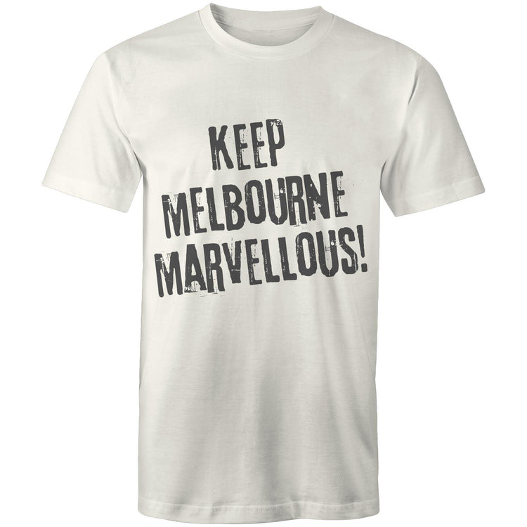 Men's T-shirt "Keep Melbourne Marvellous!" - Hipster Inspirational Design Tee