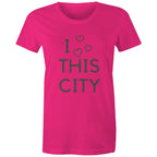 "I Love This City" - Women's T-shirt Melbourne