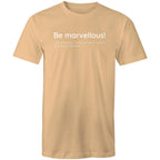 Be Marvellous! Dictionary Definition - Men's T-shirt Motivation Slogan Plus Sizes