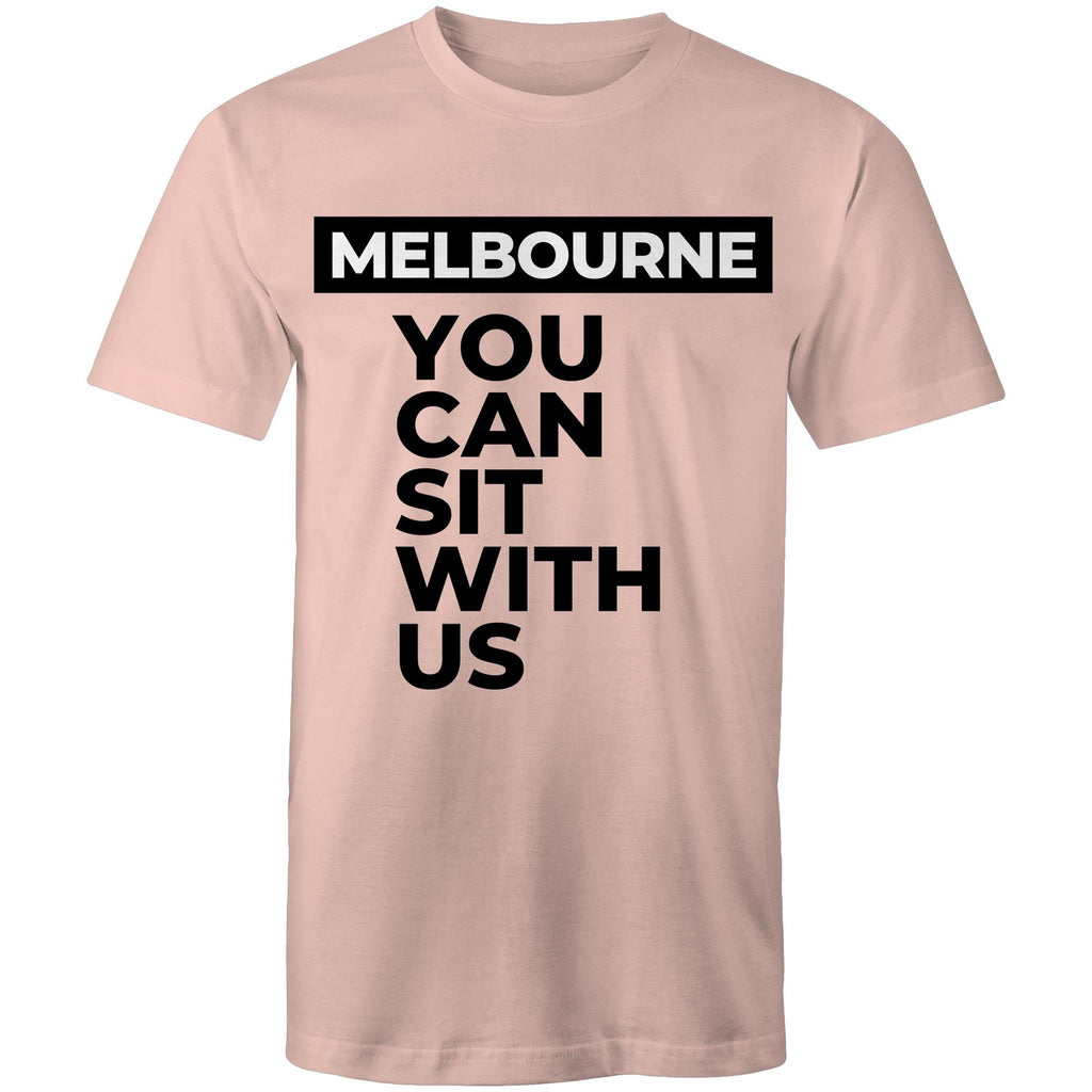 Funny Men's Melbourne T-shirt "Sit With Us" Plus Sizes