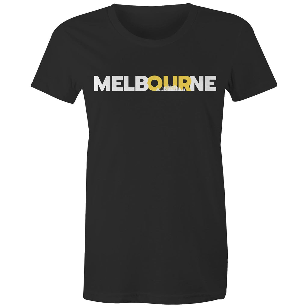 Melbourne City Skyline Skyscrapers Women's T-shirt