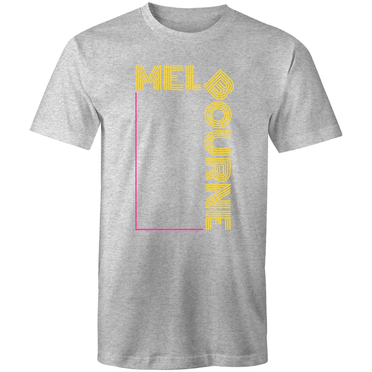 Men's T-shirt "Melbourne" Slogan Pop Culture Design Tee