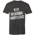 Men's T-shirt "Keep Melbourne Marvellous!" - Hipster Motivation Tee Plus Sizes