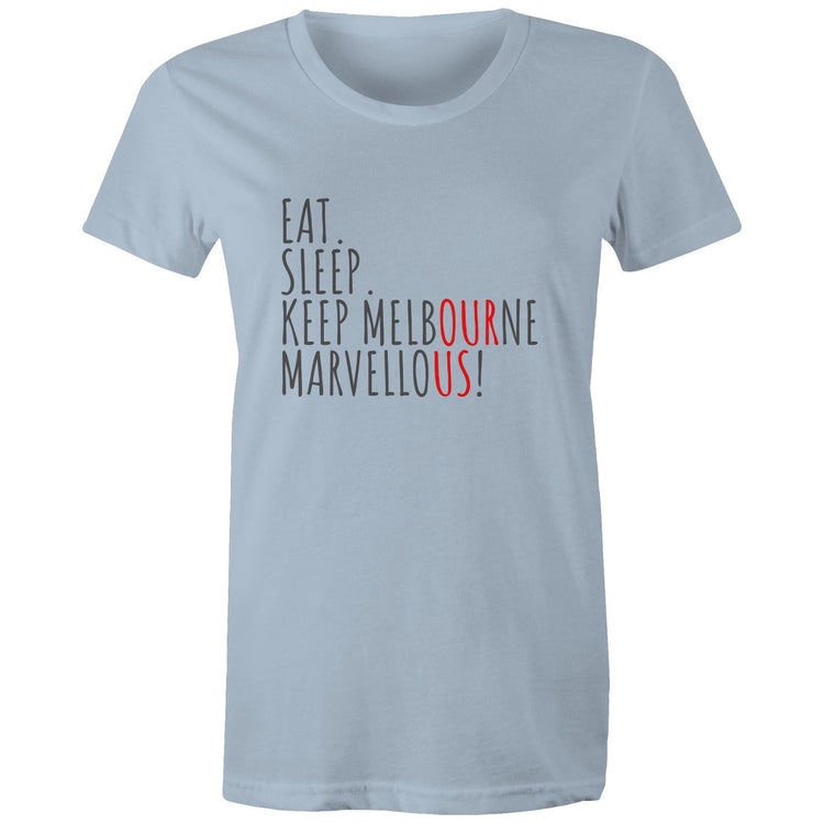 Eat. Sleep. Keep Melbourne Marvellous! - Women's T-shirt Melbourne City