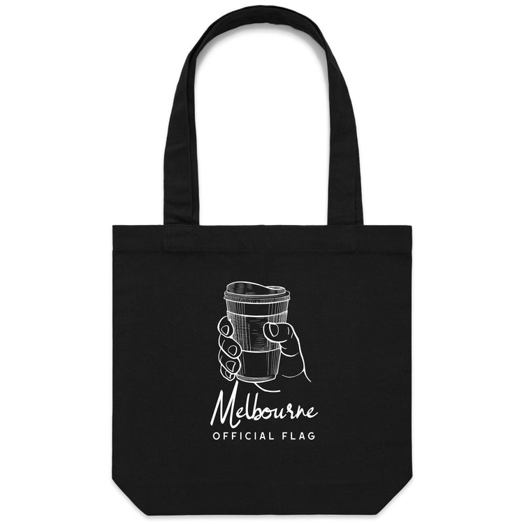 Canvas Quality Tote Shopping Bag - Official Melbourne Flag