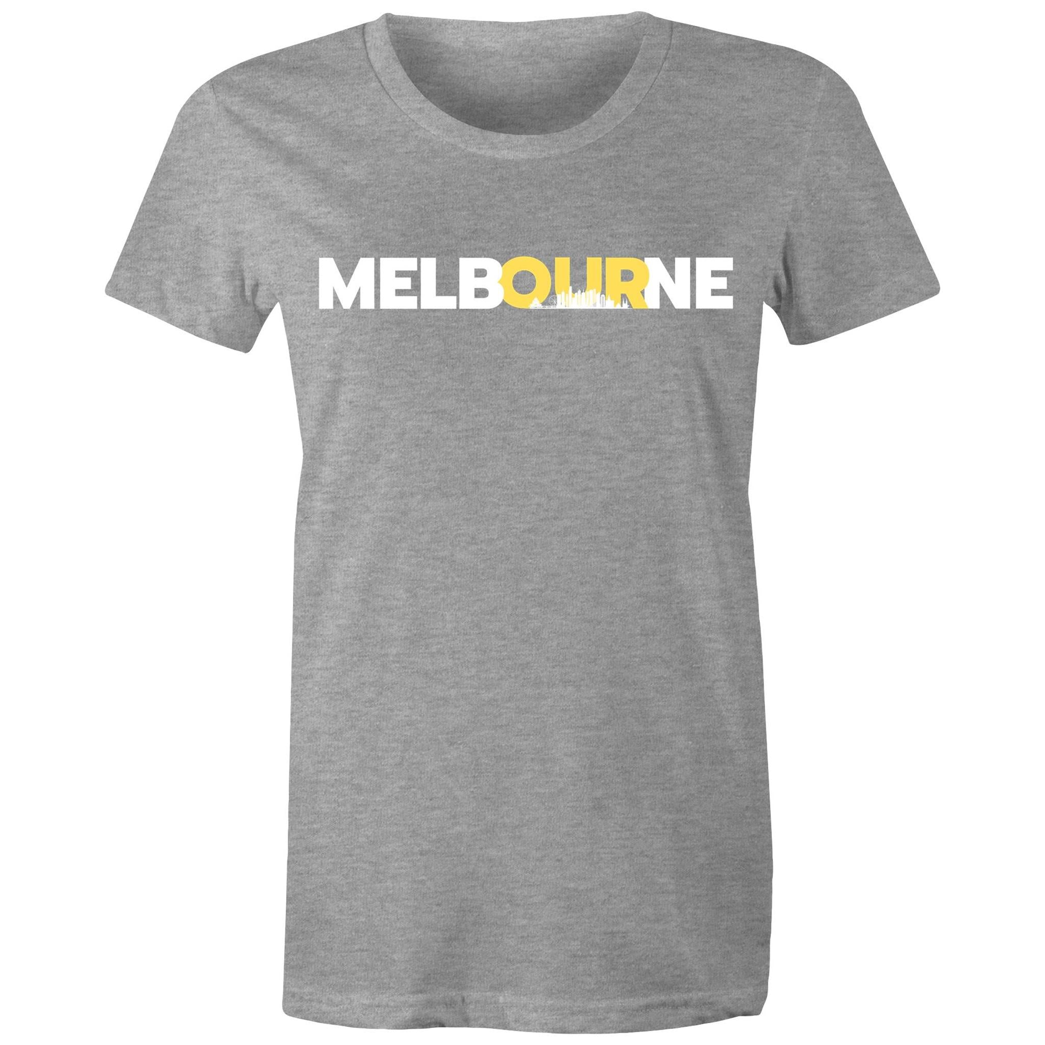 Melbourne City Skyline Skyscrapers Women's T-shirt