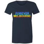 Forever Melbourne - Women's Colourful Rainbow T-shirt