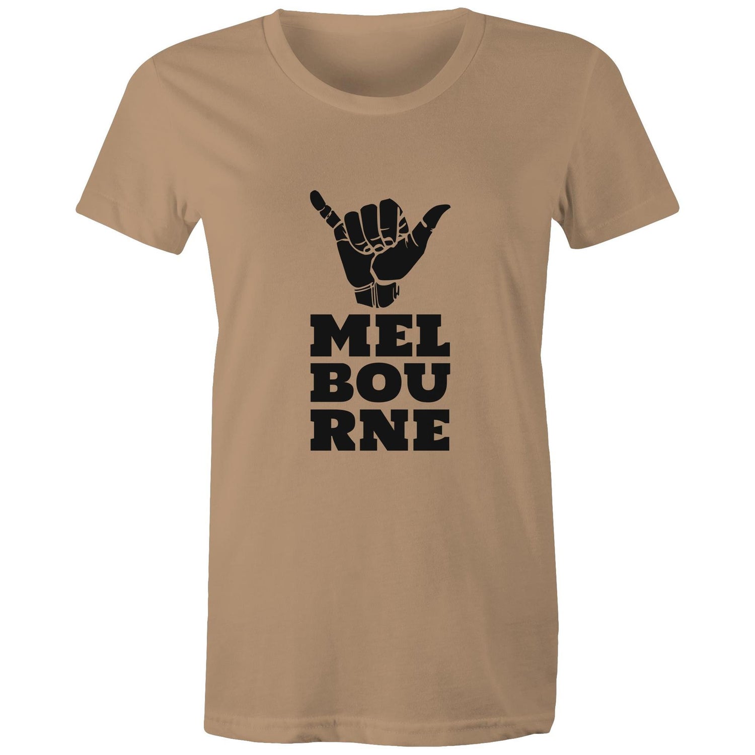 Trendy "Melbourne Shaka" Hand Gesture - Women's T-shirt Ladies Design Tee