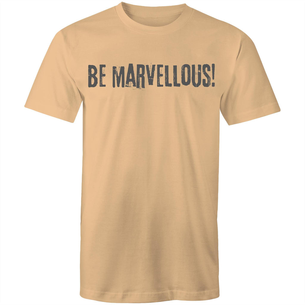 Be Marvellous! - Grunge Grafitti Lettering T-shirt Motivation Plus Sizes