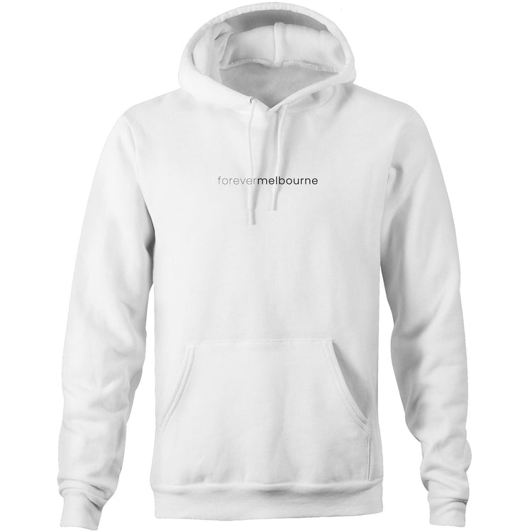 "Forever Melbourne" - Slogan Kangaroo-Pockets Hoodie Unisex