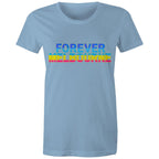 Forever Melbourne - Women's Colourful Rainbow T-shirt